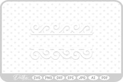 Line Swirl Shape Decorative SVG PNG DXF Product Image 1