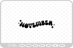 November Month SVG PNG DXF Product Image 1