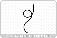 Balloon String SVG PNG DXF Product Image 1