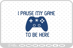 Video Game Controller Slogan SVG PNG DXF Product Image 1
