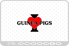 I Love Guinea Pigs Pets Animals SVG PNG DXF Product Image 1