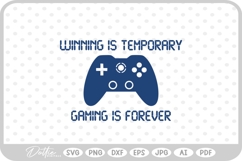 Video Game Controller Slogan SVG PNG DXF Product Image 1