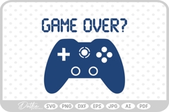 Video Game Controller Slogan SVG PNG DXF Product Image 1