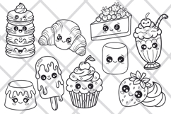 Procreate Kawaii Dessert Stamp Set 10 Cute Sweet Brushes Product Image 2