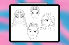 Procreate face stamps 