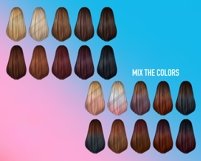 Procreate hair color palette