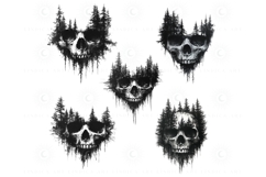 Tattoo skull Procreate stamp pack — realistic, hand-drawn skull brushes for Procreate. Ideal for gothic, horror, Halloween, and tattoo-inspired digital art projects