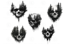 Skull stamp brushes for Procreate — 70+ hand-drawn skulls for dark art, tattoo flash, and gothic digital illustrations. Perfect for edgy and horror-themed artwork