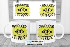 Producer of Stress Sublimation Mug Design | Funny Coffee Mug Product Image 1