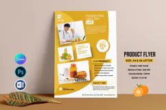 Promote products, special offers, new arrivals, discounts, and business campaigns with this editable product promotion flyer template. Perfect for retail stores, brands, and marketing events.