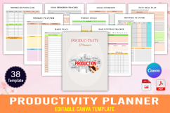 Productivity Planner Canva Product Image 1