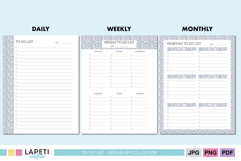 organization planner printable with clean layout