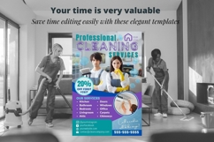 Cleaning Service Flyer, DIY Sheet, Cleaning Service Poster, Product Image 2