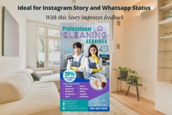 Cleaning Service Flyer, DIY Sheet, Cleaning Service Poster, Product Image 3