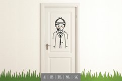 Detective Door Sticker Product Image 1