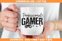 Professional Gamer SVG | Gamer SVG | Video Games SVG Product Image 2