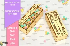 Doctor Gift Box Laser Cut. 3D Favor Box SVG Laser Cut Product Image 1