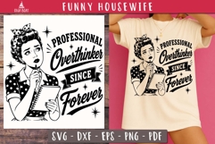 Professional Overthinker Funny Housewife SVG PNG