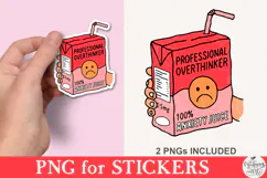 Professional Overthinker Png Product Image 1