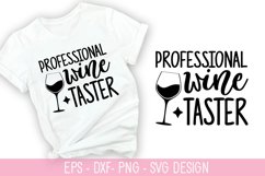 Professional wine taster SVG - Wine Quotes Design Product Image 1