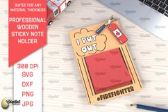 Professional Wooden Sticky Note Holders Laser Cut Bundle Product Image 4