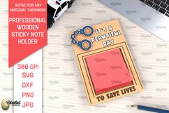 Professional Wooden Sticky Note Holders Laser Cut Bundle Product Image 5
