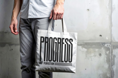 Progress Not Perfection SVG - Motivational Typography Design Product Image 2