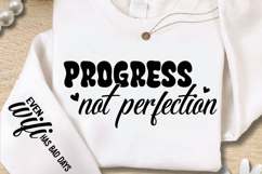 Progress Not Perfection SVG Design Product Image 2