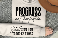 Progress Not Perfection SVG Design Product Image 3