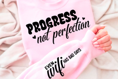 Progress Not Perfection SVG Design Product Image 3