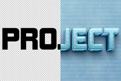 Project 3D editable text effect Product Image 2