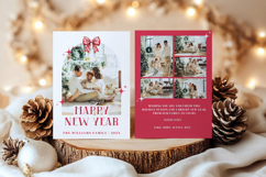 Happy New Year Arch Style Editable Template Product Image 1