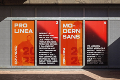 Prolinea Expanded Geometric Sans Serif Family Product Image 3