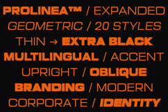 Prolinea Expanded Geometric Sans Serif Family Product Image 14