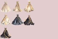 Prom Dress | Watercolour Clipart PNG Product Image 4