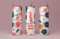 Floral Mama, Sublimation Design for Tumbler Product Image 1