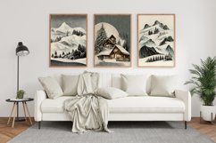 Minimalist Winter Wall Art, Set of 3 Printable Posters Product Image 1