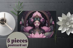 Gothic Asia Printable Card Set 8x5&quot; JPG Product Image 1
