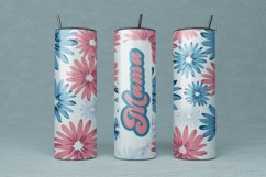 Retro Mama Pastel Tumbler Sublimation Design Product Image 1