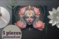 Asia Gothic Printable Card Set 8x5&quot; JPG Product Image 1