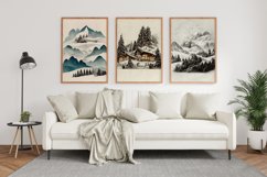 Minimalist Winter Wall Art, Set of 3 Printable Posters Product Image 1