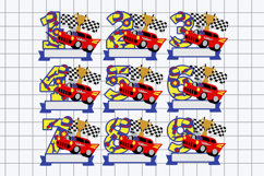 Race Car Topper 3D SVG Product Image 2