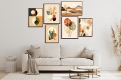Set of 6 Boho Wall Art, Minimalist Nature and Pattern Product Image 2