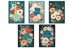 Floral Greeting Card Set You Are Blooming Amazing Product Image 2