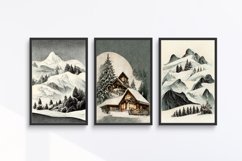 Minimalist Winter Wall Art, Set of 3 Printable Posters Product Image 3
