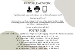 Set of 6 Boho Wall Art, Minimalist Nature and Pattern Product Image 3