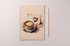 Printable Boho, Coffee and Floral Stickers Product Image 4