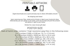 Wall Art, Watercolor Landscapes, Set of 5 Printable Posters Product Image 4