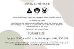 Printable Boho, Coffee and Floral Stickers Product Image 5