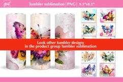 Santa sublimation Stained Glass tumbler, Christmas tumbler Product Image 6